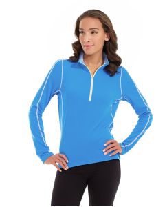 Olivia 1/4 Zip Light Jacket-XL-Blue