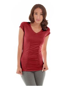 Iris Workout Top-XS-Red